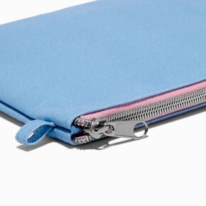 DIY Blue Nylon Pouch,