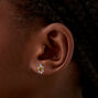Crystal Turtle Stud Earrings - 6 Pack,