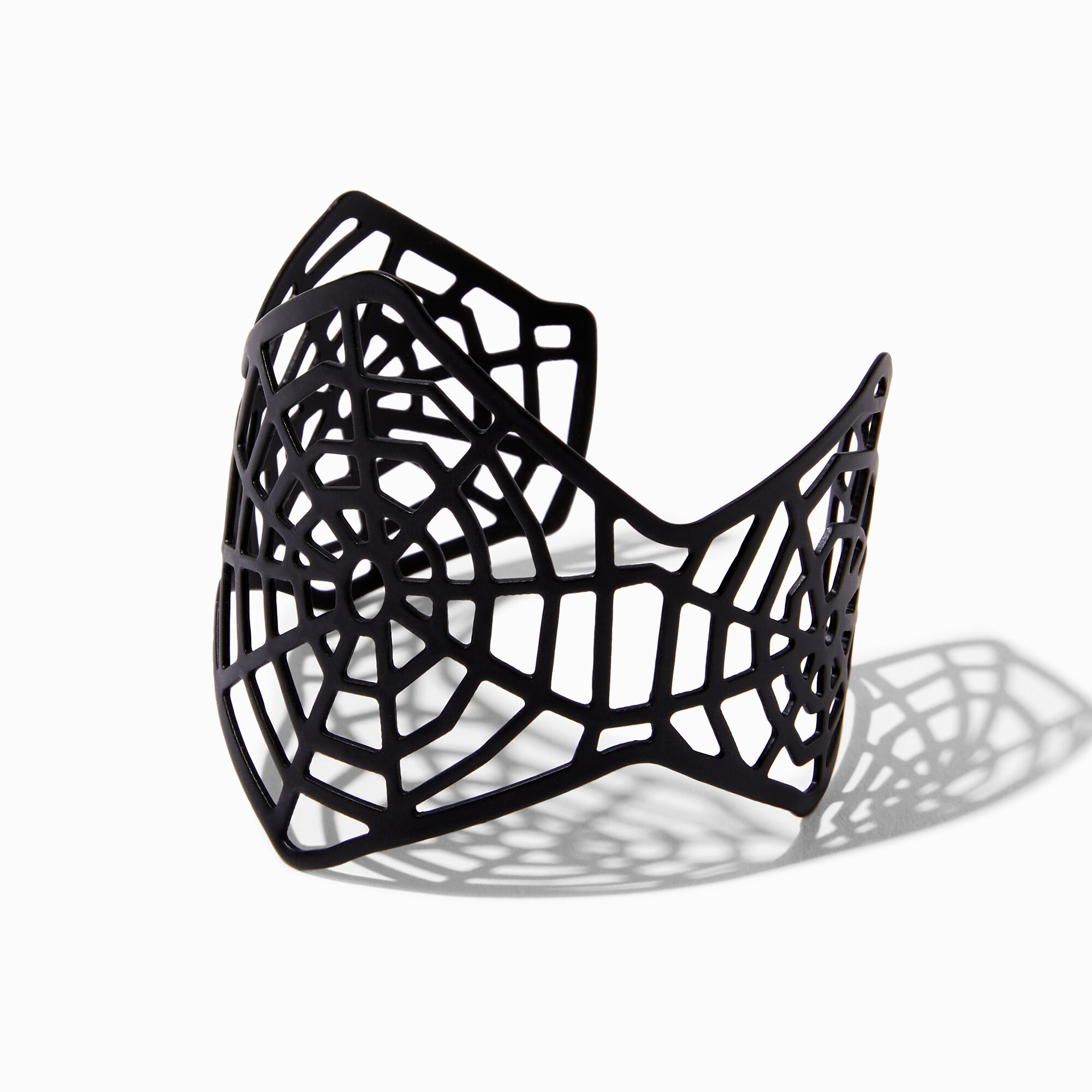 Black Spiderweb Cuff Bracelet,