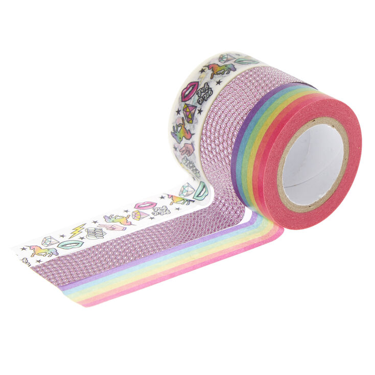 Rainbow Unicorn Washi Tape Set,