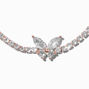 Rose Gold-tone Cubic Zirconia Butterfly Tennis Bracelet,