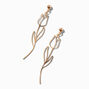 Gold-tone Tulip Drop Earrings,