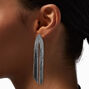 Pendantes pompon cha&icirc;ne couleur h&eacute;matite,