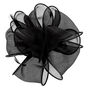 Chiffon Hair Fascinator - Black,