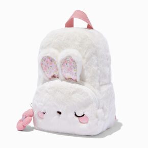 Claire&#39;s Club White Rabbit Dome Backpack,