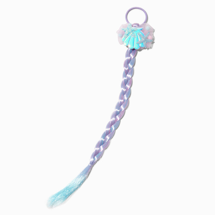 Claire&#39;s Club Light Purple Mermaid Faux Hair Tie,