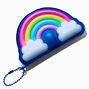 Puffy Rainbow Mini Notebook Keychain,