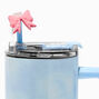 Pink Bow &amp; Cup Straw Covers - 2 Pack,