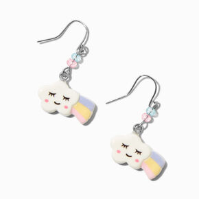 Cloud &amp; Rainbow Drop Earrings,
