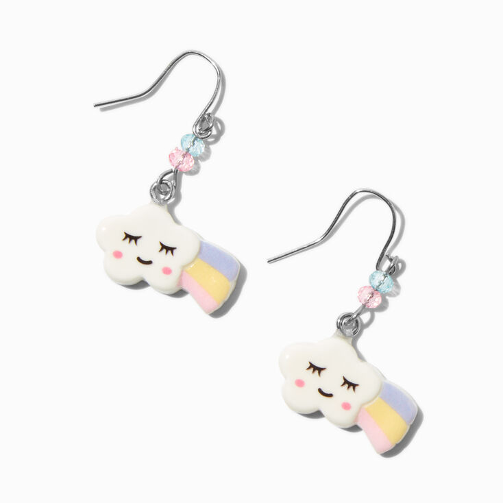 Cloud &amp; Rainbow Drop Earrings,