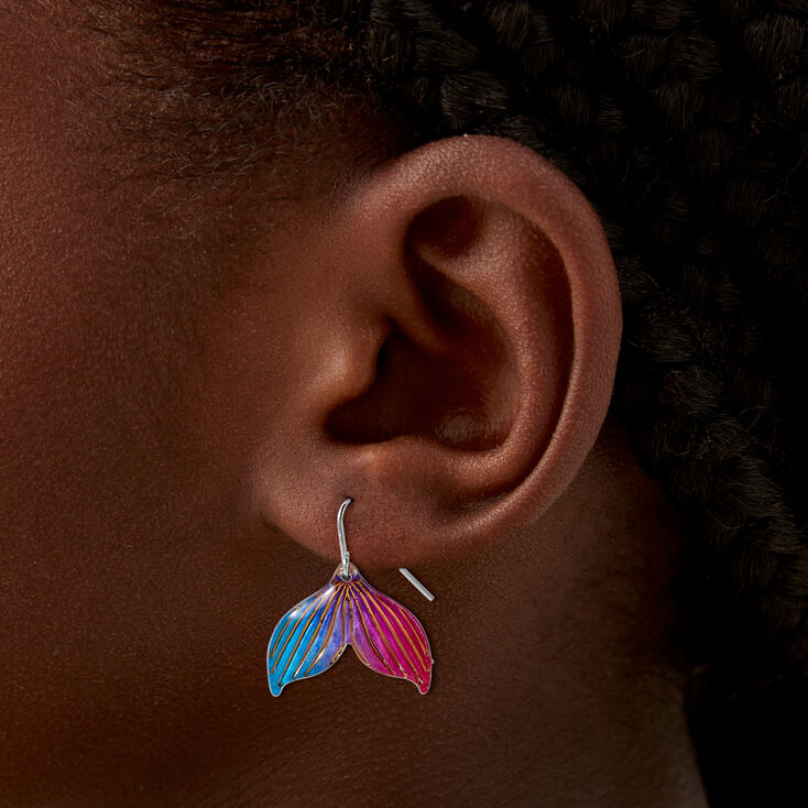 Anodized Mermaid Earrings Set - 3 Pack,