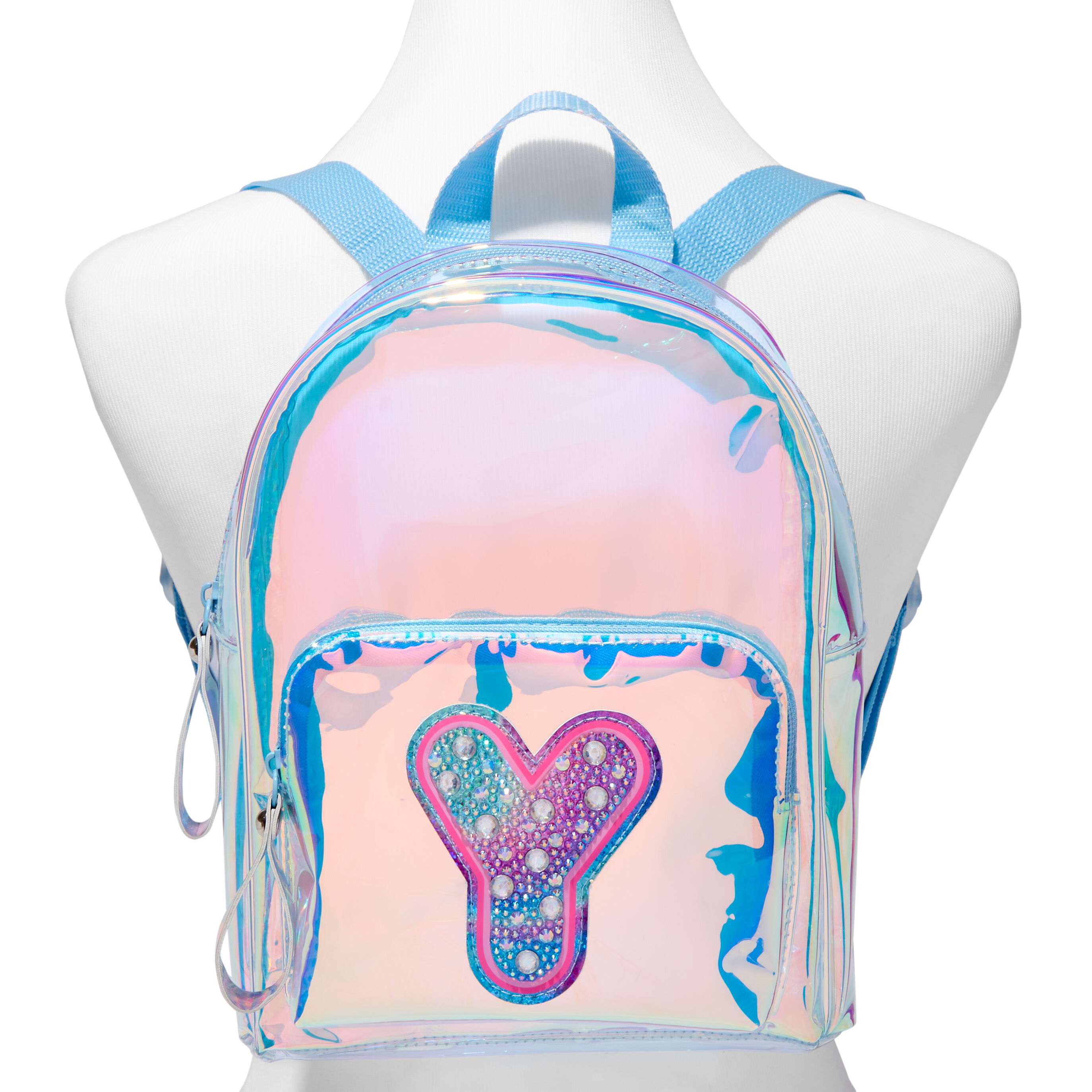 Holographic Initial Mini Backpack Y Claire s