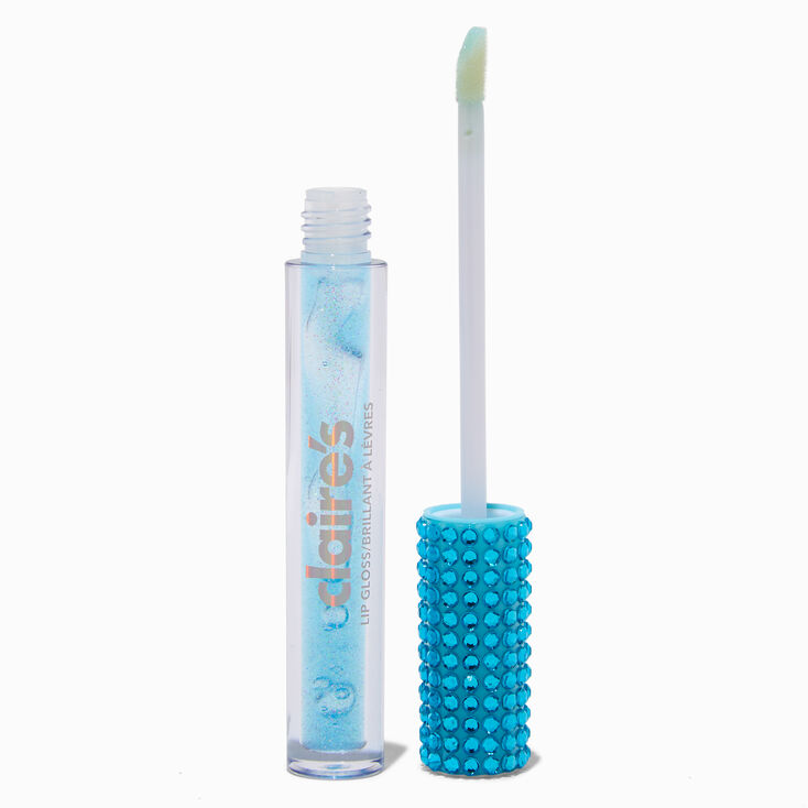 Blue Bling Glitter Lip Gloss Wand,