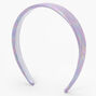 Iridescent Heart Wide Headband - Purple,