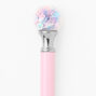 Star Confetti Shakey Globe Pen - Pink,