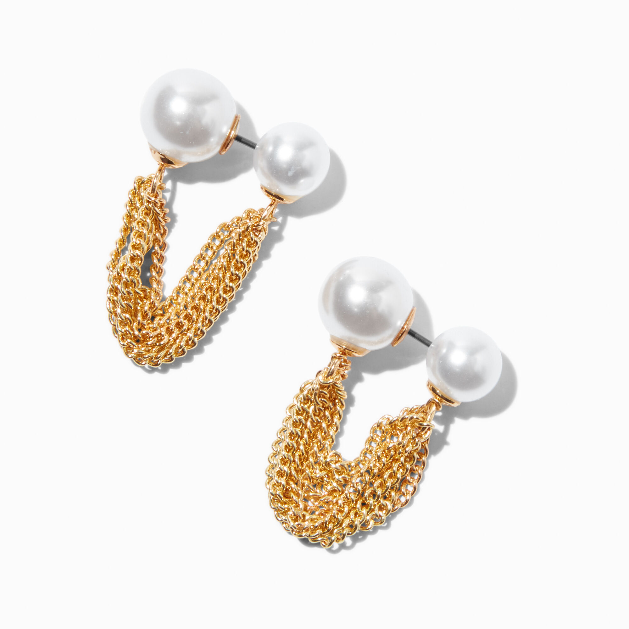 Front back earrings claire's clearance