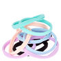 Pastel Rolled Hair Bobbles - 10 Pack,