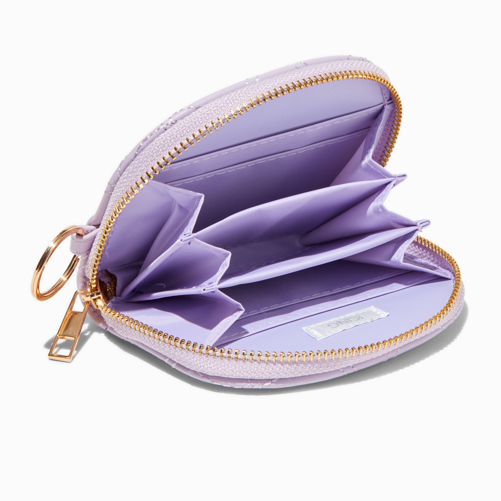 Butterfly Quilted Purple Wallet,