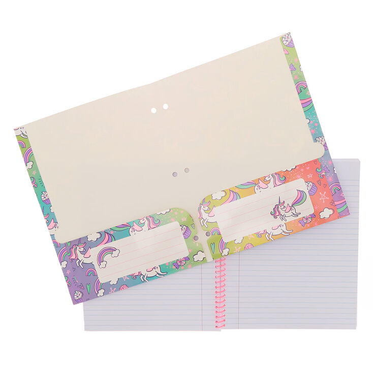 Miss Glitter the Unicorn Rainbow Stationery Set,