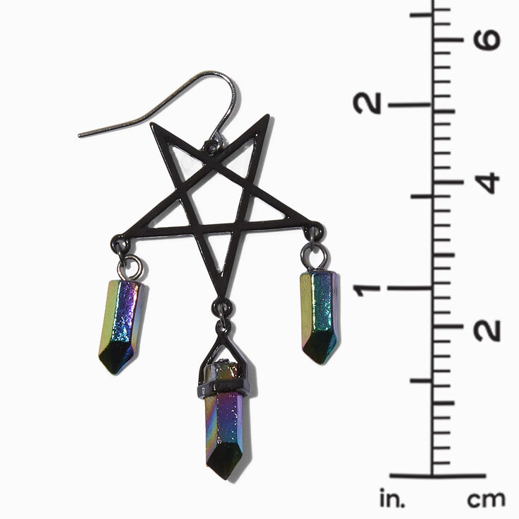 Pendantes silhouette &eacute;toile avec strass mystiques,