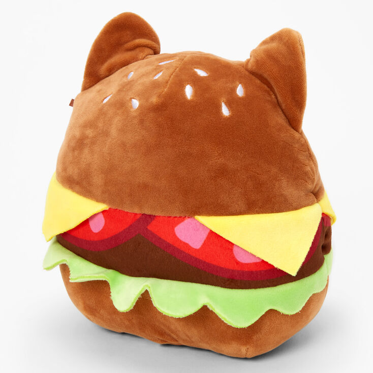 Squishmallows&trade; 8&quot; Claire&#39;s Exclusive Catburger Soft Toy,