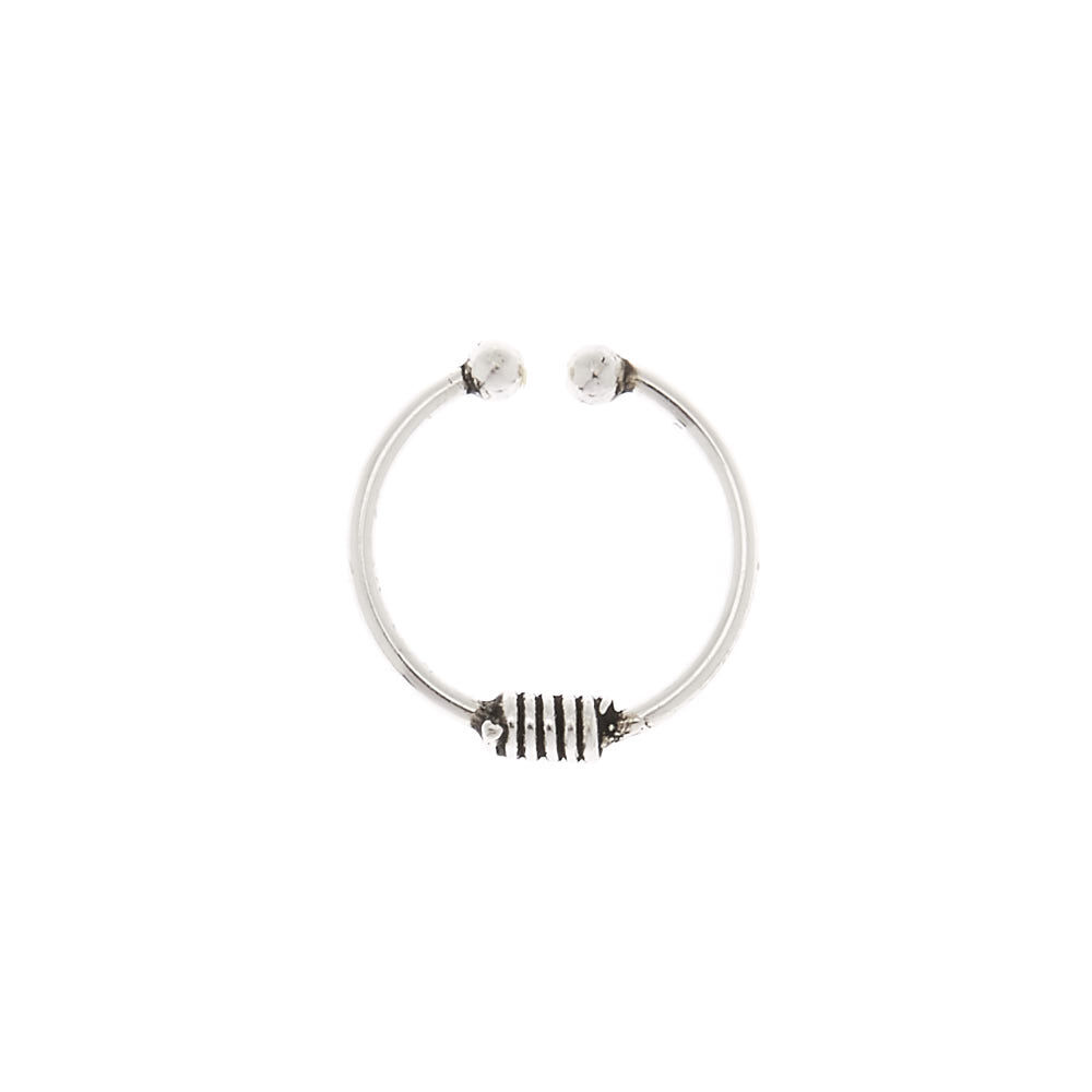 Sterling Silver Coil Faux Nose Ring,