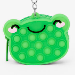 Popper Frog Mini Jelly Coin Purse Keychain,