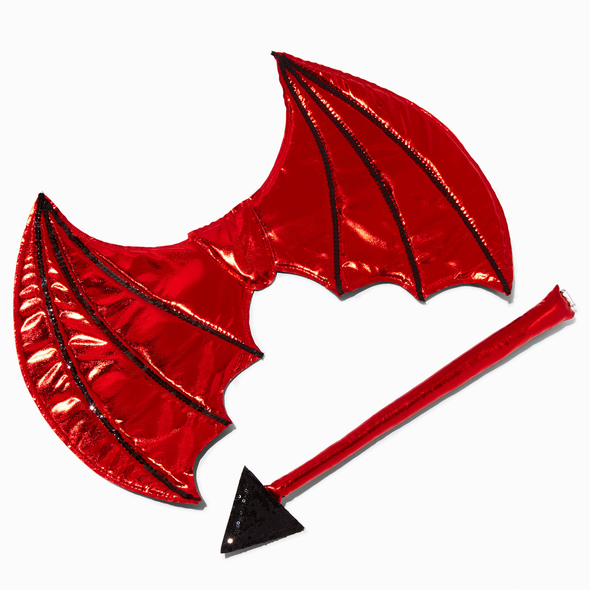 Claire's Ensemble de déguisement d’Halloween diable rouge - Lot de 2