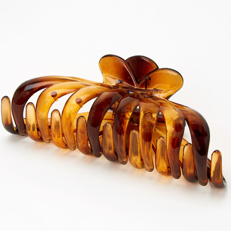 Large Clamshell Hair Claw - Tortoiseshell,