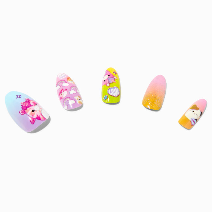 Squishmallows™ Claire's Exclusive Radiant Stiletto Press On Faux Nail ...