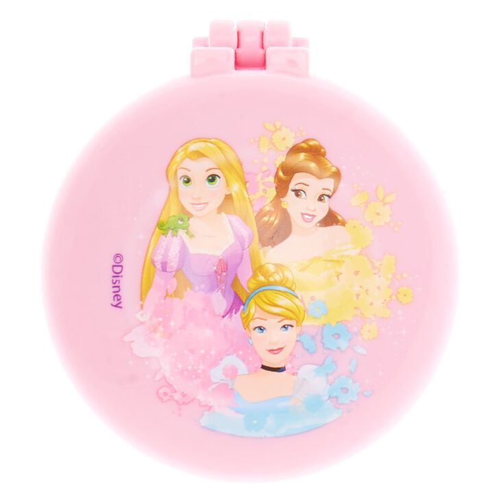 Claire's Brosse à cheveux compacte Disney Princess rose clair