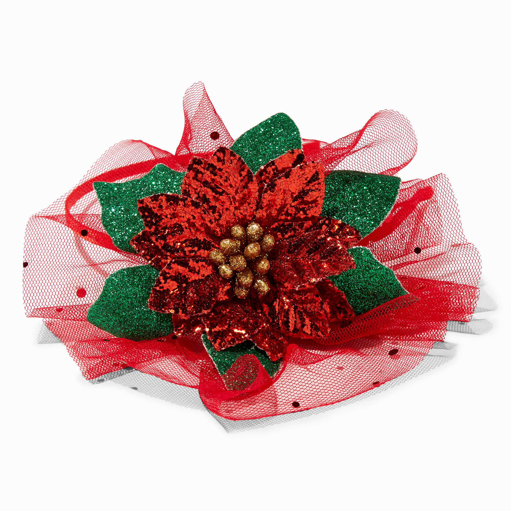 Christmas Poinsettia Headband,