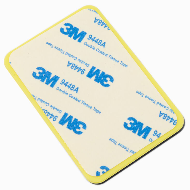 Grip pour portable jaune &agrave; ventouses,