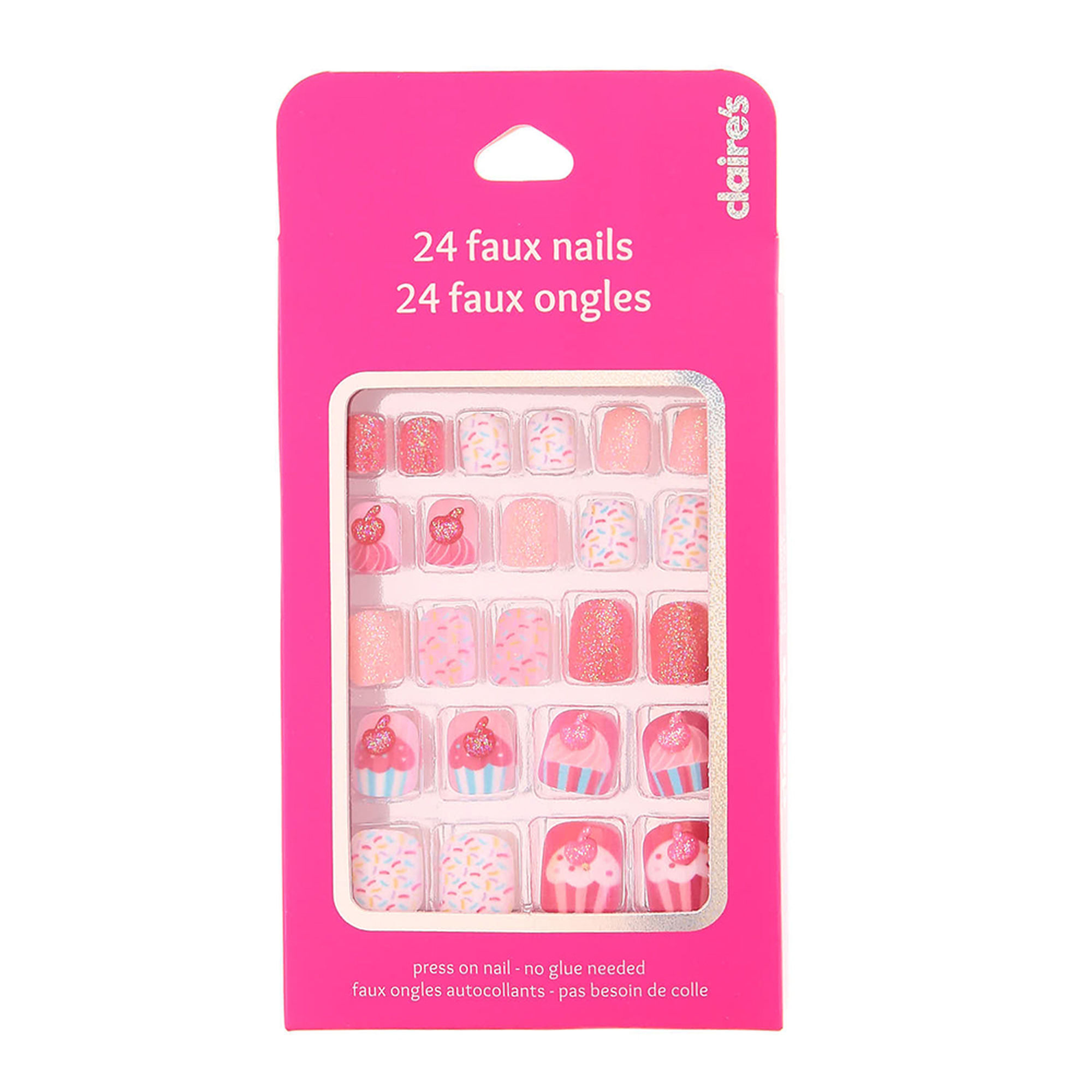Faux ongles cupcakes,
