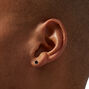 Clous d&#39;oreilles puces 4&nbsp;mm noirs,