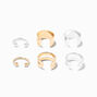 Mixed Metal Basic Ear Cuffs - 6 Pack,