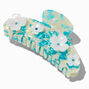 T H E M E x Claire&#39;s Blue &amp; White Floral Pearl Hair Claw,