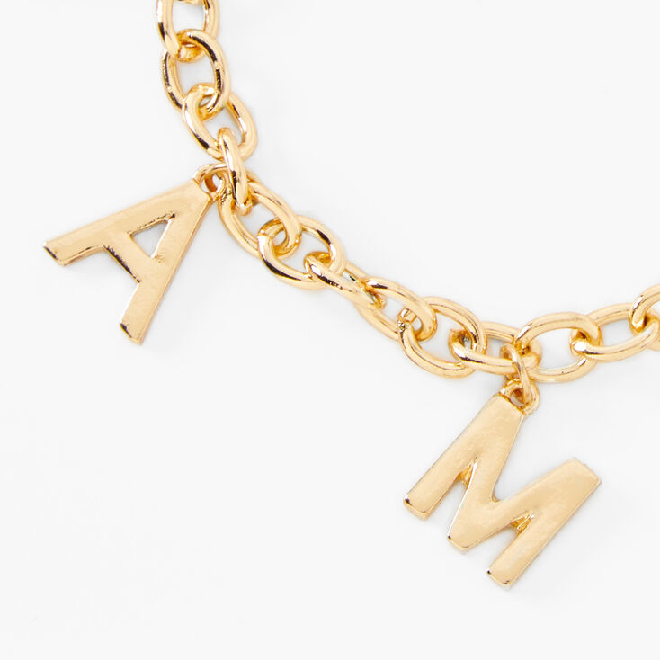Mother&#39;s Day Gold Mama Charm Bracelet,