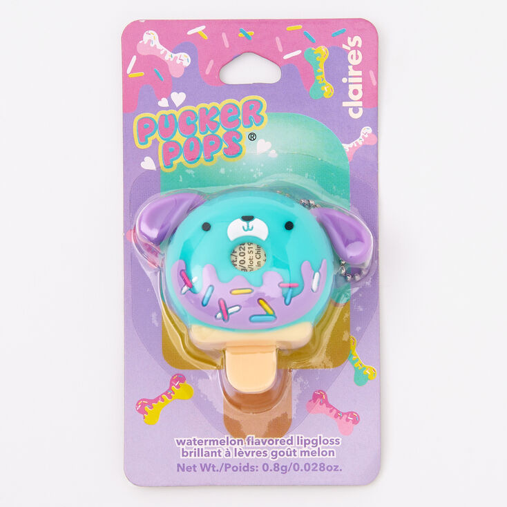 Pucker Pops Dog Donut Lip Gloss - Watermelon,