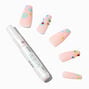Daisy Bling Squareletto Vegan Faux Nail Set - 24 Pack,