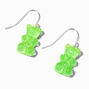 Green Glow  in the Dark Gummy Bears&reg; 0.5&quot; Drop Earrings,