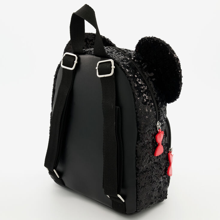 Disney Minnie Mouse Sequin Backpack &ndash; Black,