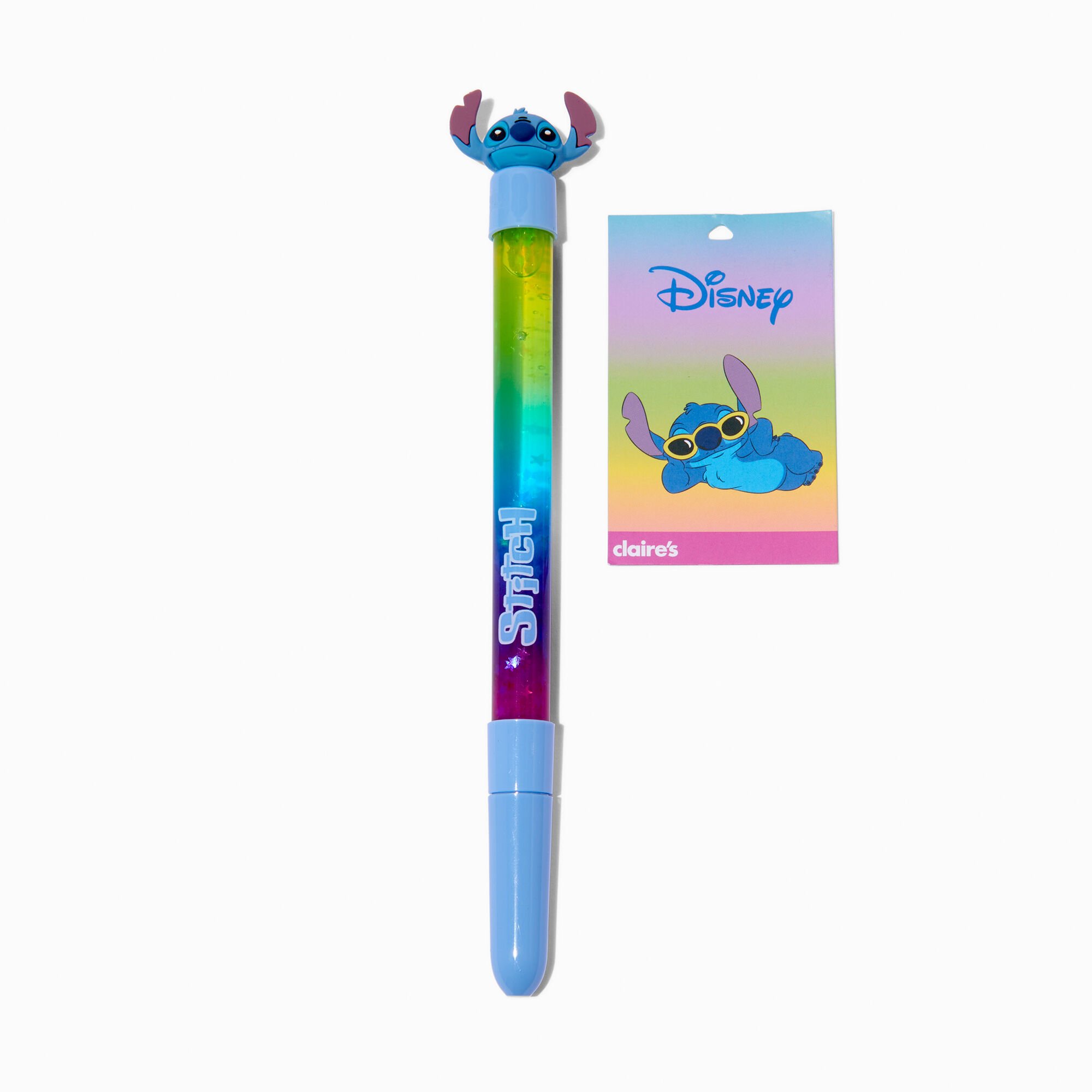 Disney Stitch Claire's Exclusive Summer Water-Filled Pen,