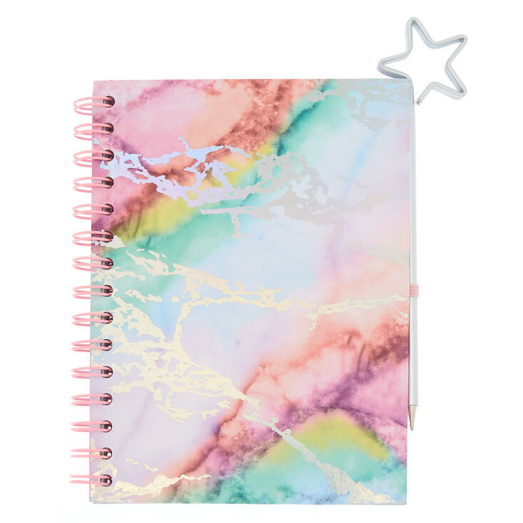 Pastel Marble Journal Set - Pink,