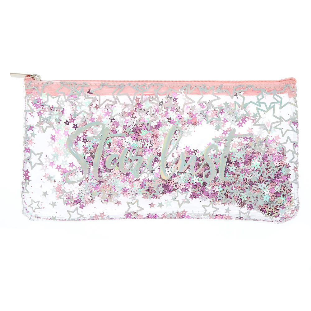 Stardust Pencil Case - Clear,
