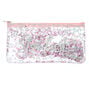 Trousse transparente avec poussi&egrave;re d&rsquo;&eacute;toile,