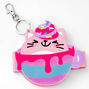 Kitty Cupcake Notepad Keychain,