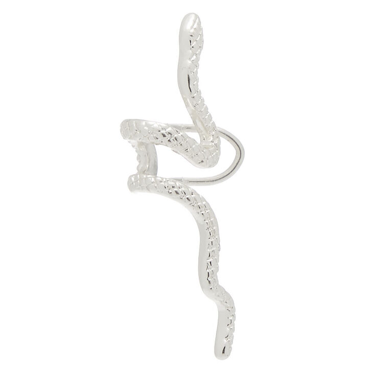 Silver Snake Ear Cuff Earring,