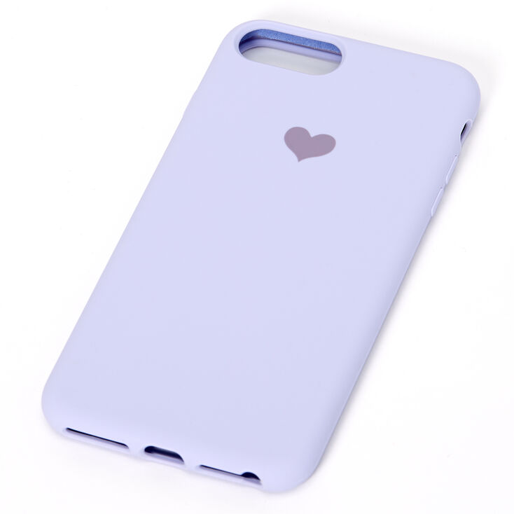 https www claires com us lavender heart phone case fits iphone 6 2f7 2f8 plus 260309 html cgid 3006