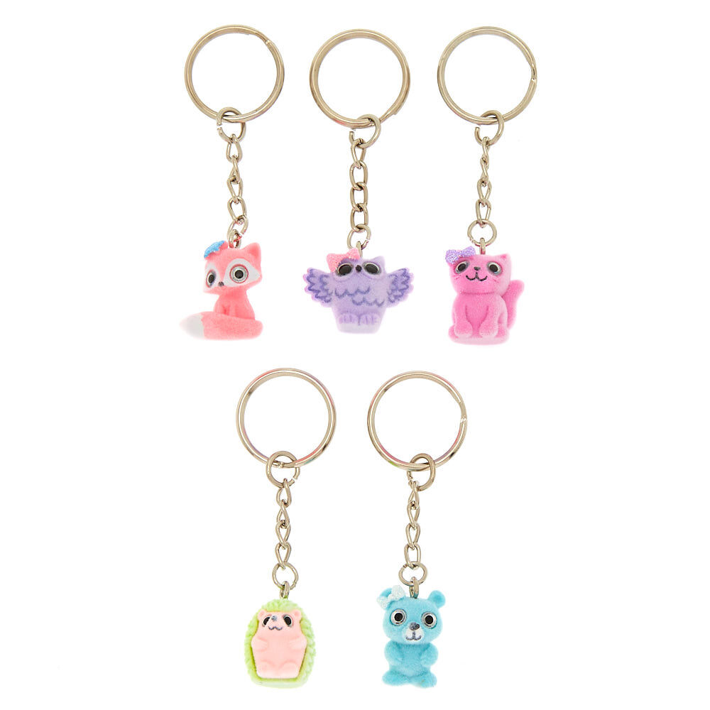 Best Friends Animal Party Keychains 5 Pack